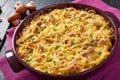 Tetrazzini - classic american dish, top view