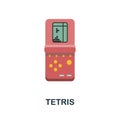 Tetris icon. Flat sign element from table games collection. Creative Tetris icon for web design, templates, infographics