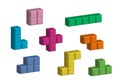 Tetris pieces