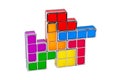 Tetris toy blocks