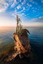 Tettegouche State Park rock in northern Minnesota