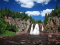 Tettegouche waterfall Royalty Free Stock Photo