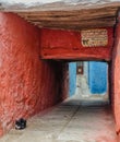 Passage in the medina of Tetuan Royalty Free Stock Photo