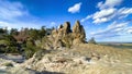 Teufelsmauer, Devil`s Wall, rock formation in the Harz mountains, Saxony-Anhalt, central Germany.