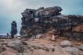 Teufelsmauer at Harz Mountains National Park in Germany