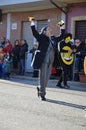 Teulada, Sardinia - 02.18.2018: Traditional masks of Sardinia