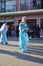 Teulada, Sardinia - 02.18.2018: Traditional masks of Sardinia