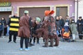 Teulada, Sardinia - 02.18.2018: Traditional masks of Sardinia