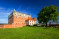 Teutonic castle in Golub-Dobrzyn town at sunny day