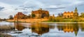 Teutonic Castle in Malbork (Marienburg) in Pomerania (Poland) Royalty Free Stock Photo