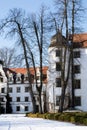 Teutonic castle in Pomerania, Central Europe. A restored monument in Poland.