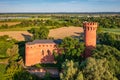Teutonic Castle at the Wda river in Swiecie, Poland