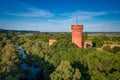 Teutonic Castle at the Wda river in Swiecie, Poland