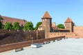 Teutonic Knights castle Royalty Free Stock Photo
