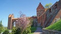 Teutonic Order castle in kwidzyn Royalty Free Stock Photo