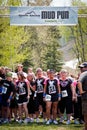 The Teva Mountain games mud run Royalty Free Stock Photo