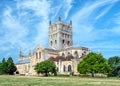 Tewkesbury Abbey, Gloucestershire, England. Royalty Free Stock Photo