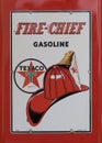 Texaco gasoline sign