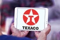 Texaco oil company logo Royalty Free Stock Photo