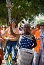 Texan Pro-Choice Protestor Royalty Free Stock Photo