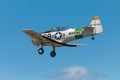 AT-6 Texan Rear Against Sky