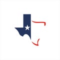 Texas abstract concept design logos