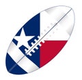Texas American Football Ball Flag