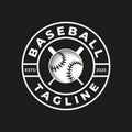 Texas American Sports Baseball Club logo. Illustration vector graphic of a Baseball logo. Vintage Logo Design Template Inspiration