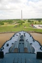 Texas Battleship & San Jacinto Monument Royalty Free Stock Photo