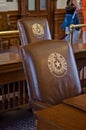 Texas Capitol Chairs Royalty Free Stock Photo
