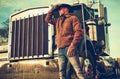 Texas Cowboy Semi Truck Driver