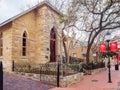 Overcast view of the Little Church of La Villita Royalty Free Stock Photo