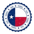 Texas flag badge.