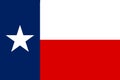 Flag of Texas Royalty Free Stock Photo