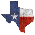 Texas Flag Rustic Royalty Free Stock Photo
