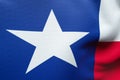 Texas flag in the wind Royalty Free Stock Photo