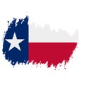 Texas grunge, damaged, scratch, vintage and old. Lone star state flag. Texas grunge flag with a texture. Symbol of the