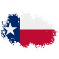 Texas grunge, damaged, scratch, vintage and old. Lone star state flag. Texas grunge flag with a texture. Symbol of the Royalty Free Stock Photo