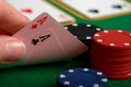 Texas hold em Royalty Free Stock Photo