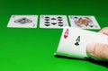 Texas hold-em Poker Royalty Free Stock Photo