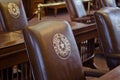 Texas House of Representatives Chamber Chairs Royalty Free Stock Photo