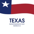 Texas Independence Day vector