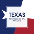 Texas Independence Day vector