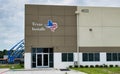 Texas Installs office building exterior in Houston, TX. Royalty Free Stock Photo