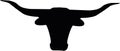 Texas Longhorn Head Instant with svg vector cutfile for cricut and silhouette