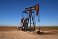 High Plains Pump Jack Llano Estacado Royalty Free Stock Photo