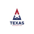 Texas Properties Logo vector design