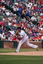 Texas Rangers Pitcher Colby Lewis Pitching