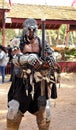 Texas Renaissance Fair awesome Barbarian - vertical Royalty Free Stock Photo