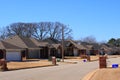 Texas Residential Subdivision Royalty Free Stock Photo